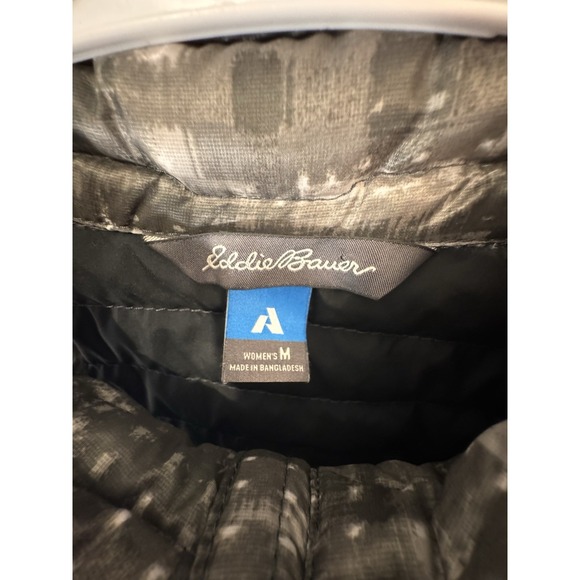 Eddie Bauer First Ascent Down Vest Womens M Grey Storm Down 800 Outdoor Hiking - Picture 5 of 10